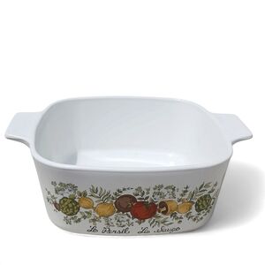 Vintage Corningware Spice of Life Casserole Dish A-1½-B